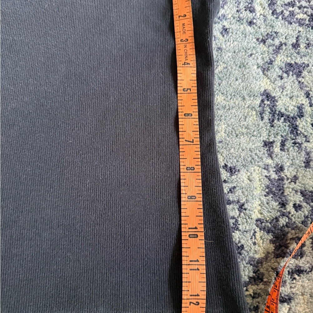 nuuds Charcoal Black Size Medium Essentials Ribbed Tank Top Casual Minimalist - Picture 7 of 7